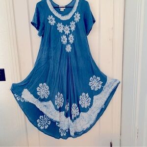 Blue & White Summer Dress